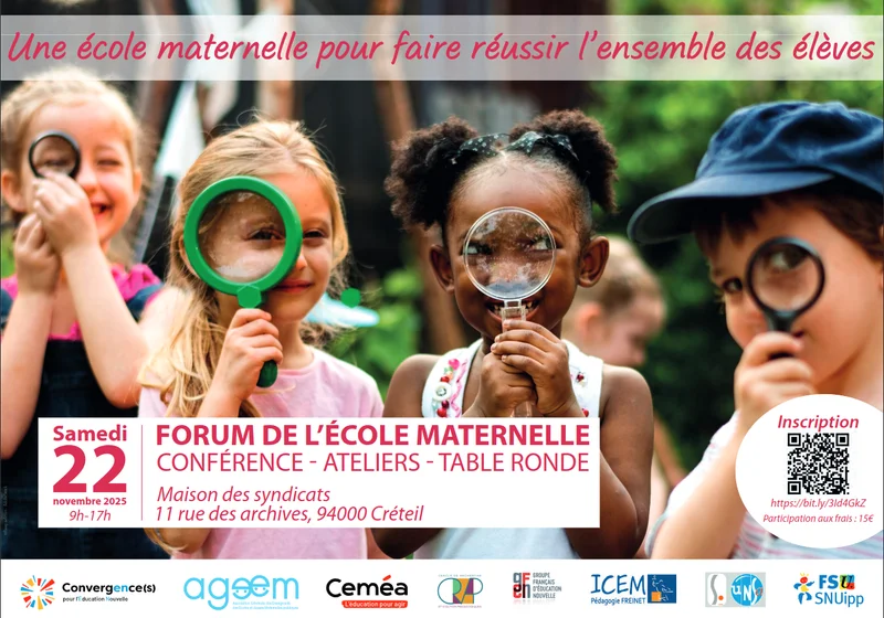 Le Forum de l'école maternelle à Créteil